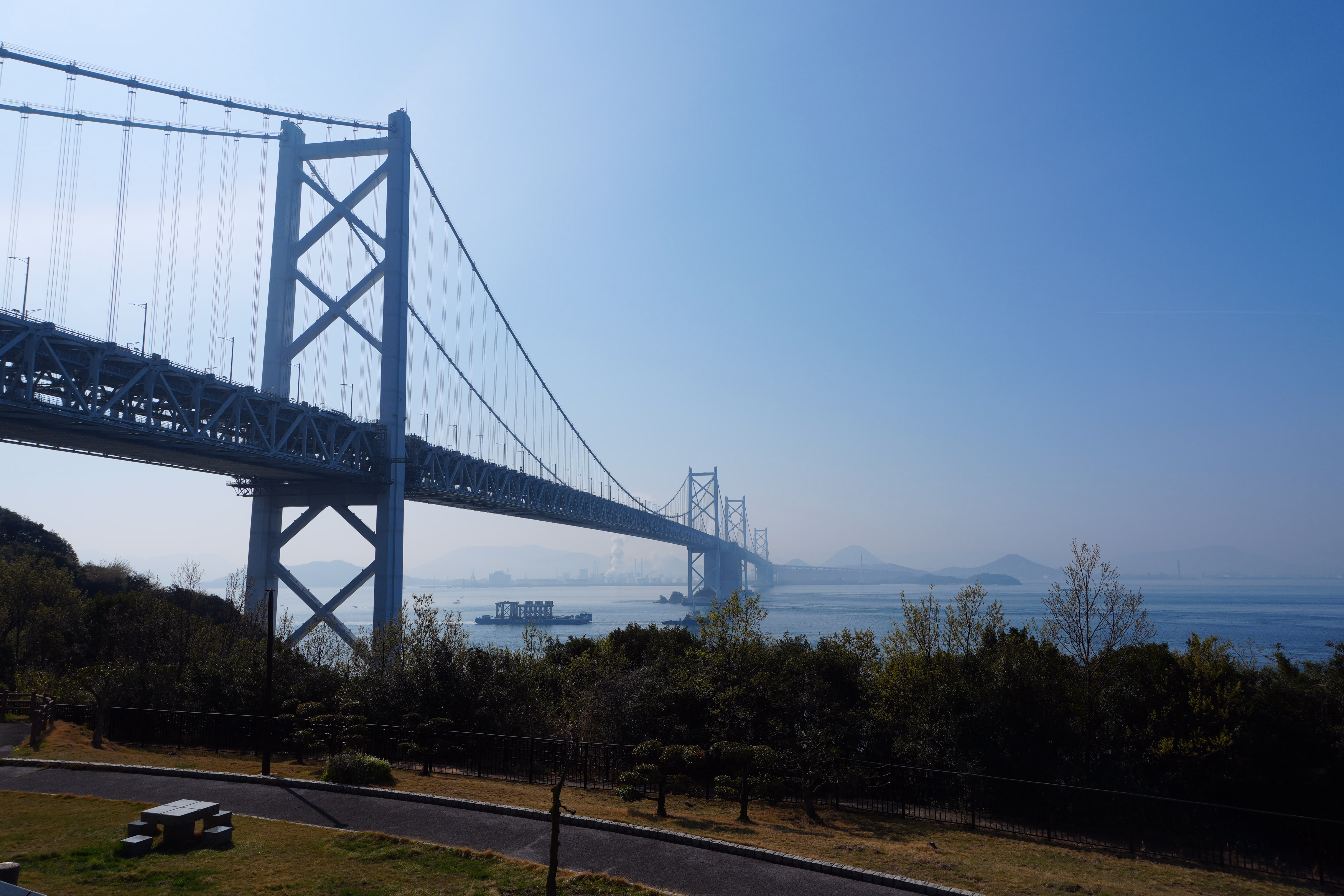 香川と岡山を瀬戸大橋で往復する旅
